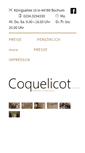 Mobile Screenshot of coquelicot.de