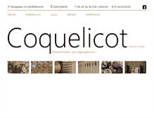 Tablet Screenshot of coquelicot.de
